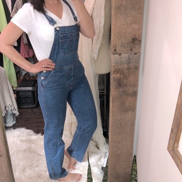 London Jean denim overalls size xsmall - Picture 2 of 7